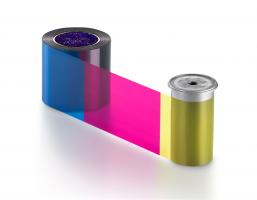 Evolis YMCKO Half panel-Color Ribbon